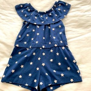 BabyGap girls July 4th romper